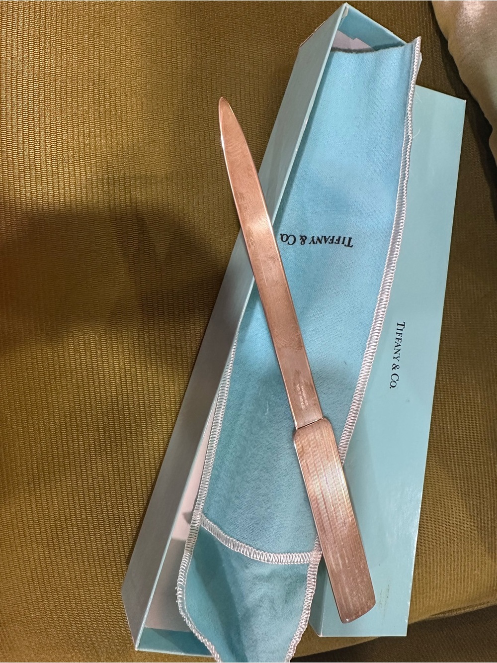 Tiffany & Co. rare letter opener sterling silver 925